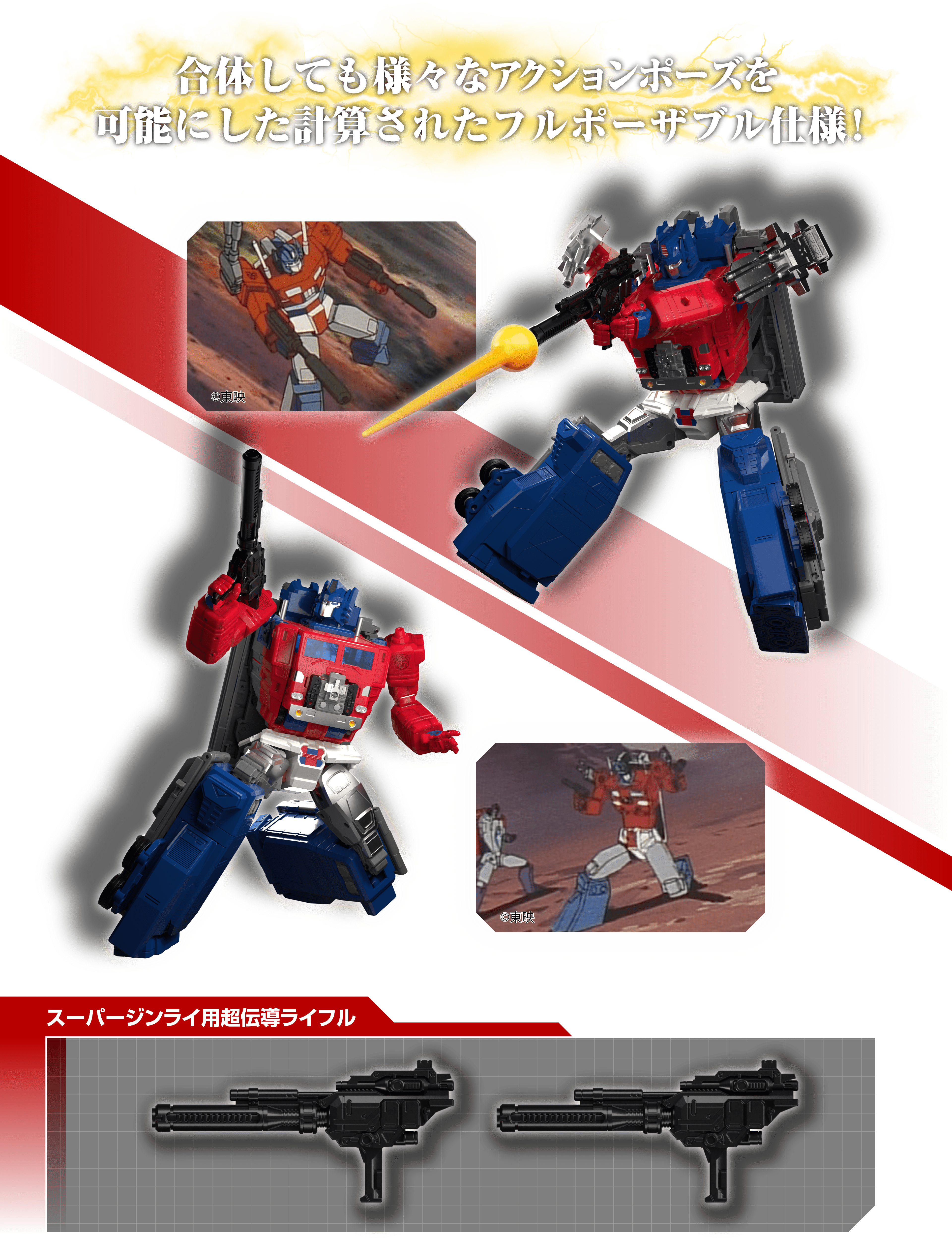 トランスフォーマー スーパージンライ 仕様説明