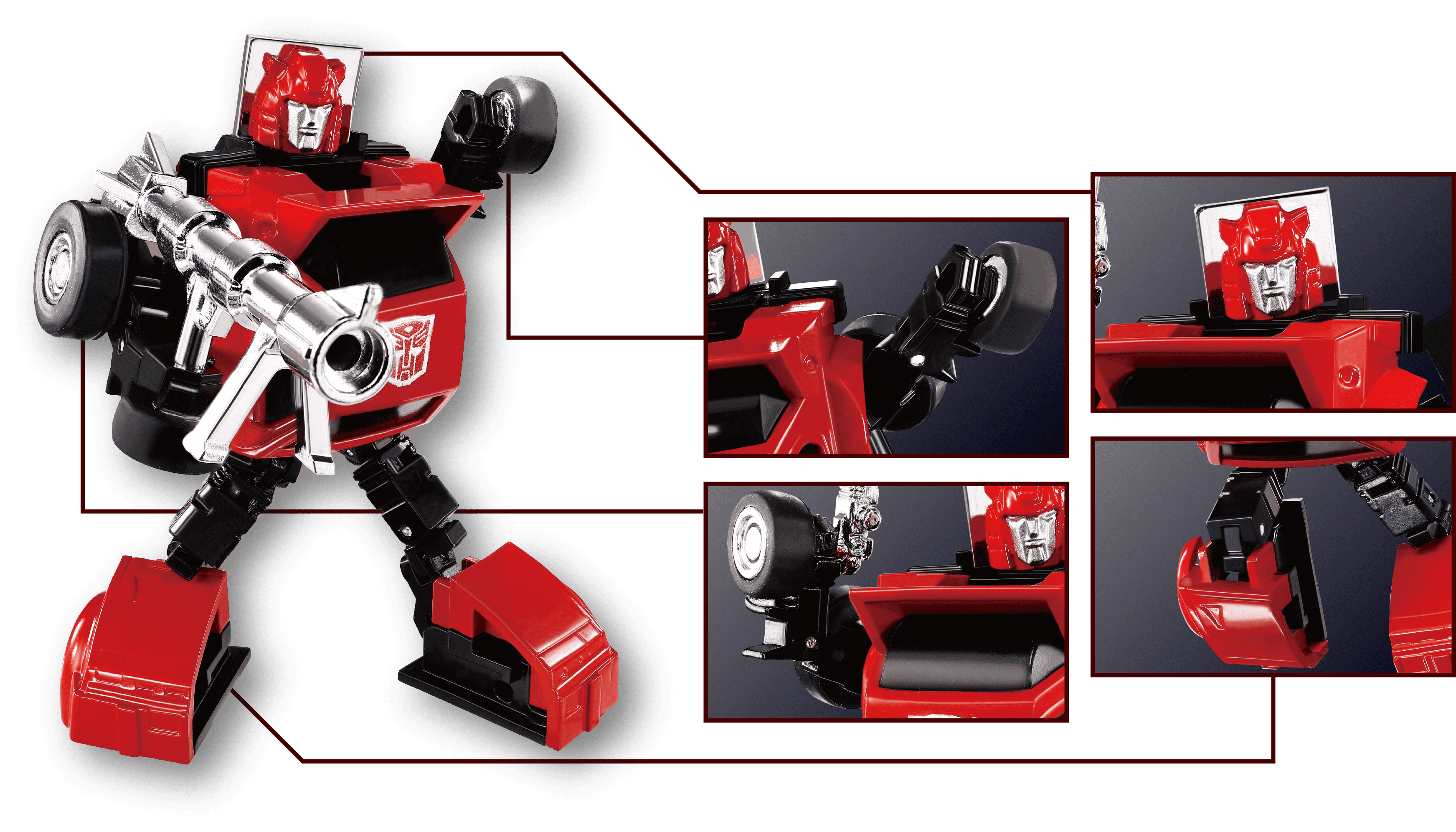 思い通りのポージングを可能にするフルポーザブル仕様！