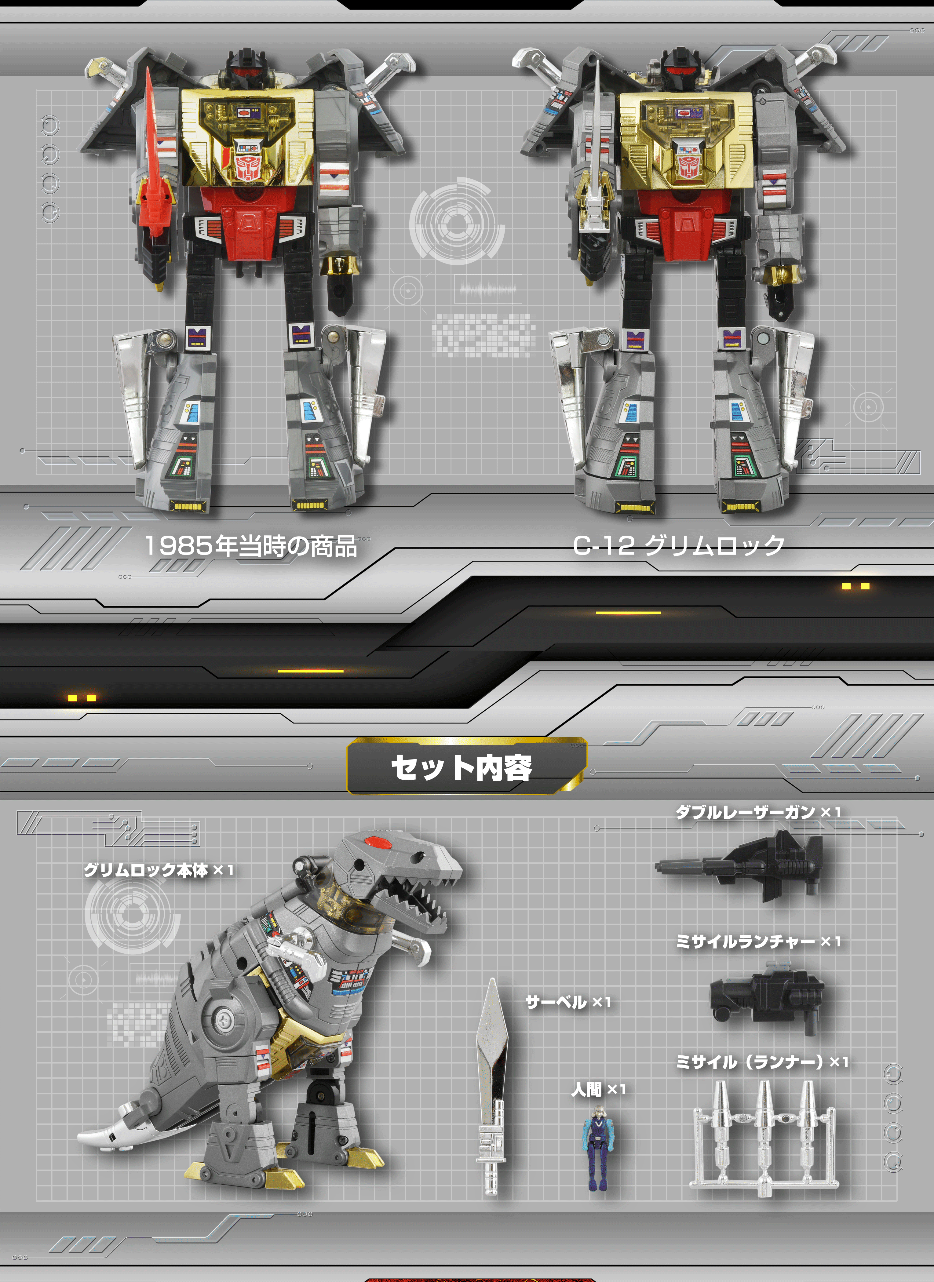 グリムロック セット内容