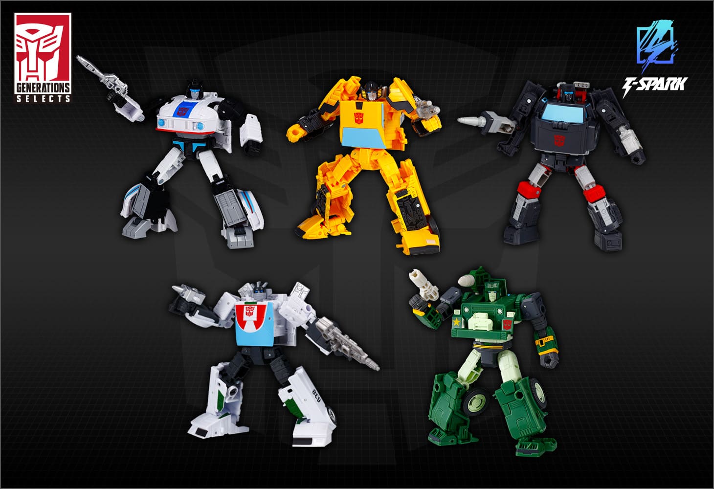 【国内：タカラトミーモール限定】オートボットスタンドユナイテッド５パック