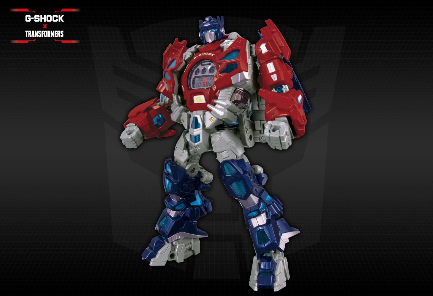 G-SHOCK × TRANSFORMERS マスターオプティマスプライムレゾナントモード（G-SHOCKセット）