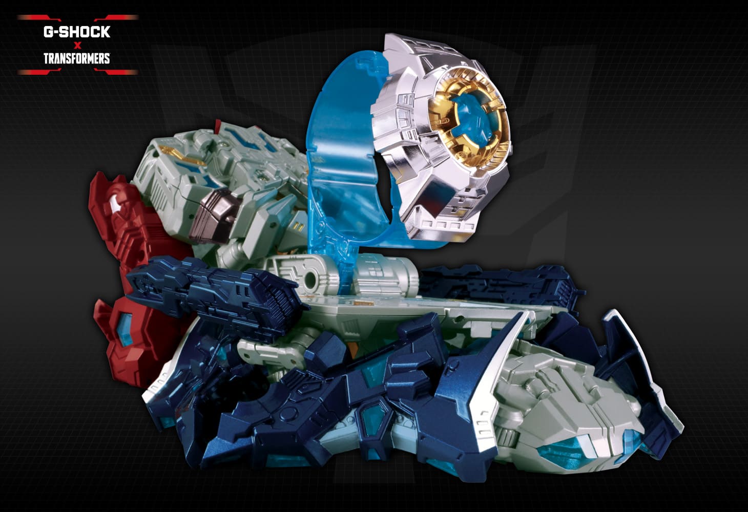 G-SHOCK × TRANSFORMERS マスターオプティマスプライムレゾナントモード（G-SHOCKセット）