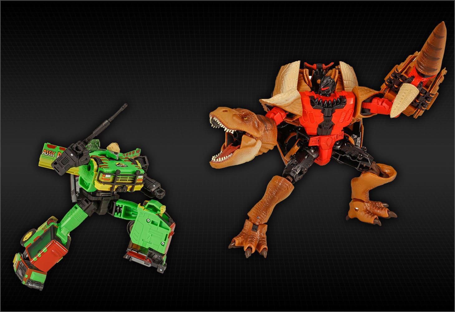 タカラトミーモール限定 JURASSIC PARK × TRANSFORMERS ジュラシック・パーク 2パック
