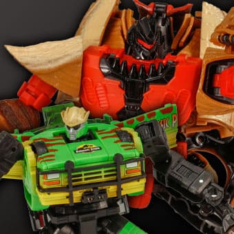 タカラトミーモール限定 JURASSIC PARK × TRANSFORMERS ジュラシック・パーク 2パック