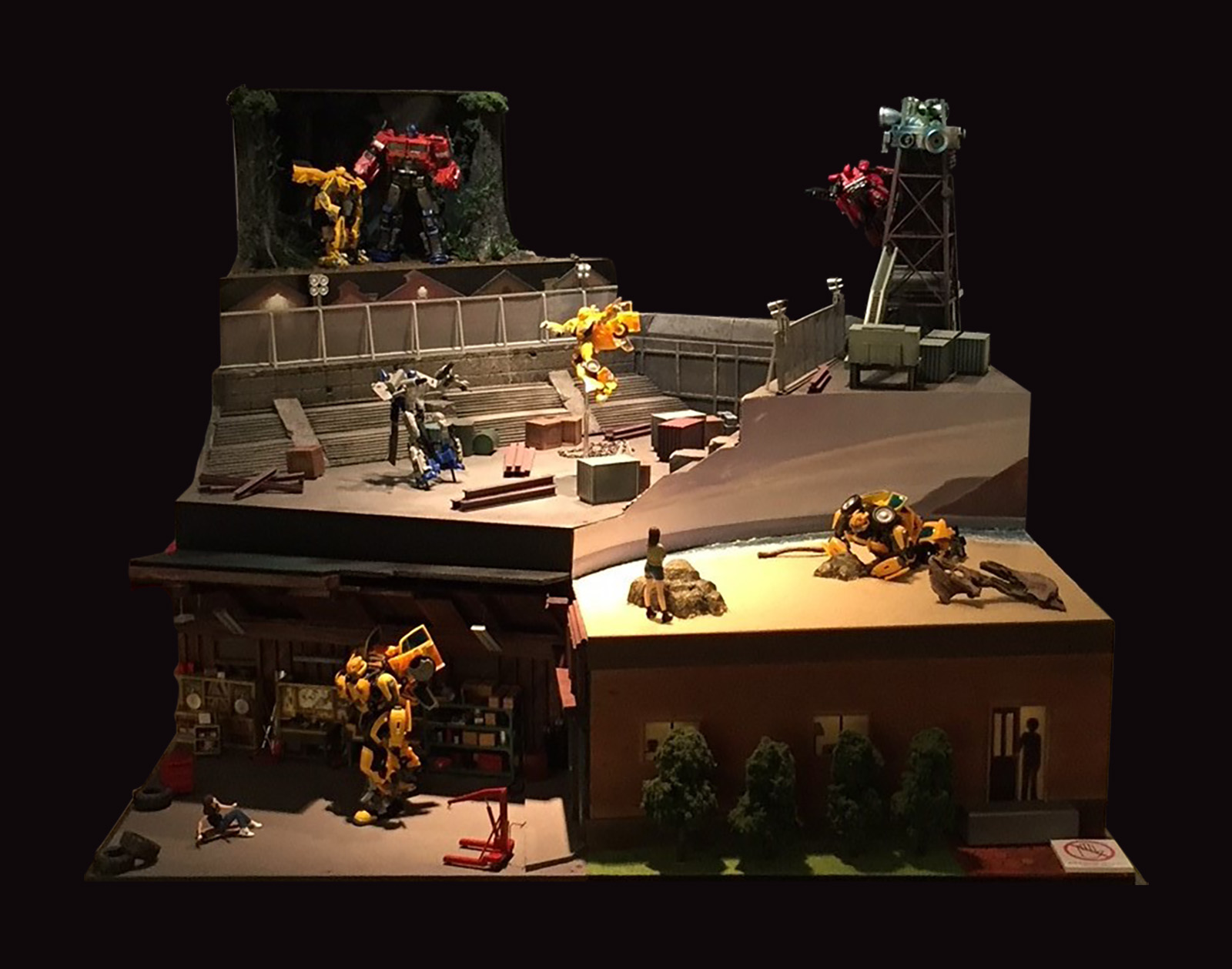 バンブルビー ジオラマ